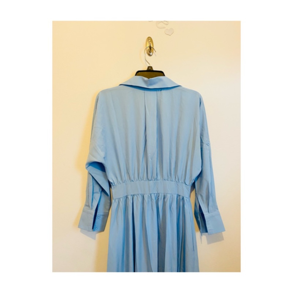 Light Blue Cinched-Waist Shirt
Dress - Picture 6 of 7